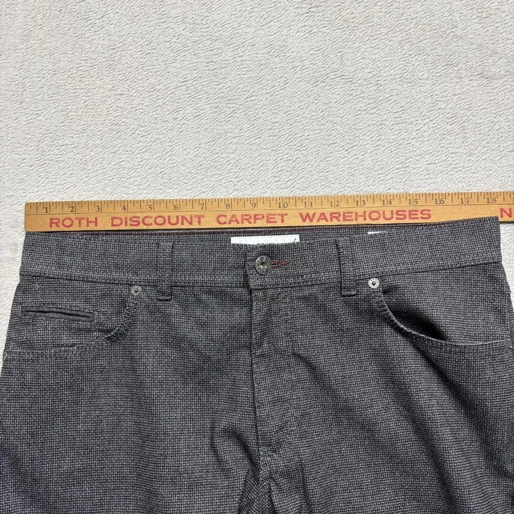 Brax Cooper Fancy 5 Pocket Pants Mens 36x34 Gray Stretch Regular Fit Houndstooth